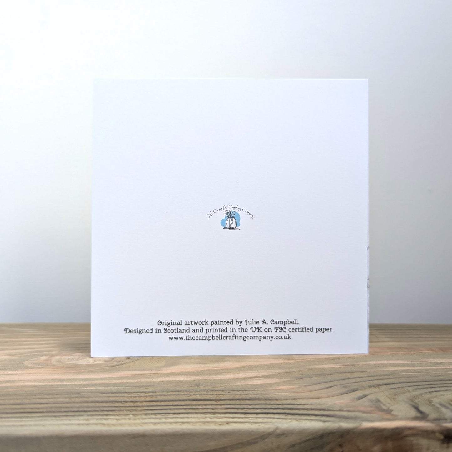 Church on the hill Card