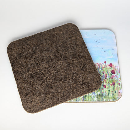 Poppy field Coaster