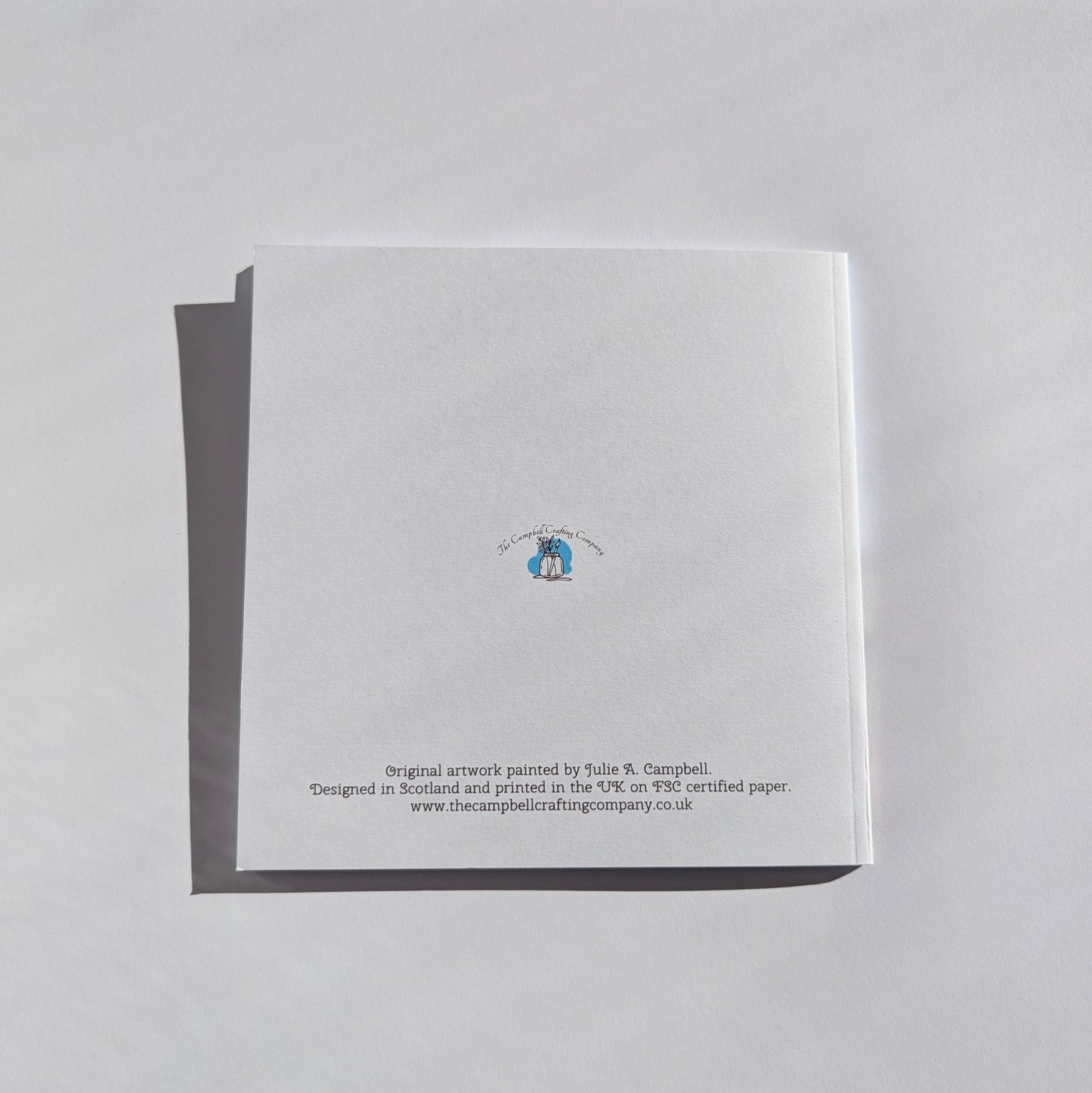 Swilcan Bridge Summer Square Notebook