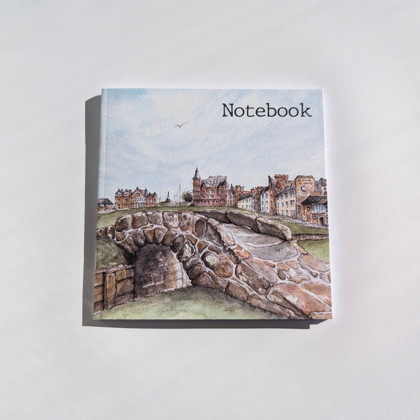 Swilcan Bridge Summer Square Notebook