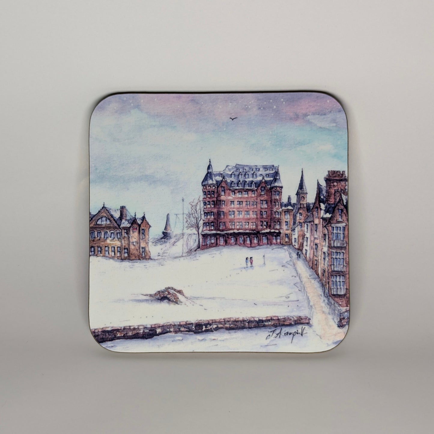 Swilcan Bridge Winter Coaster