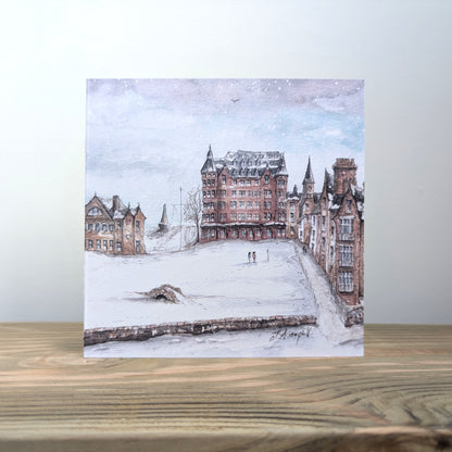 Swilcan Bridge Winter Card