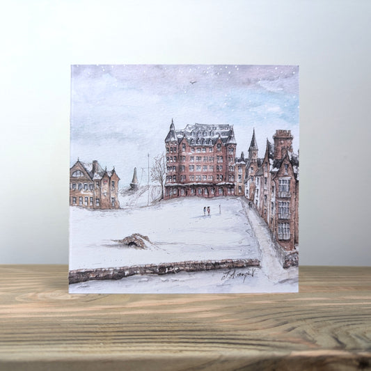 Swilcan Bridge Winter Card