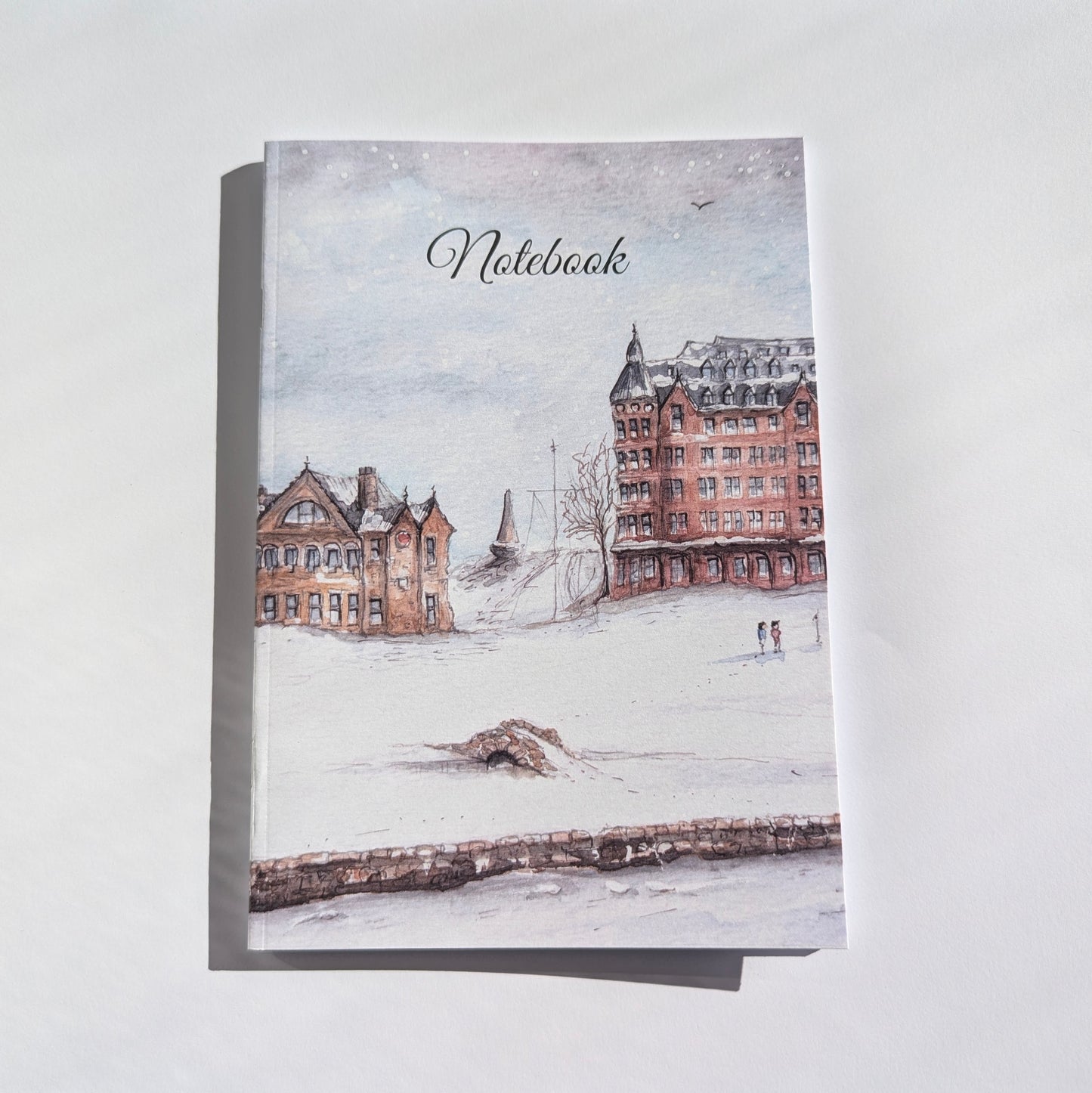 Swilcan Bridge Winter A5 Notebook