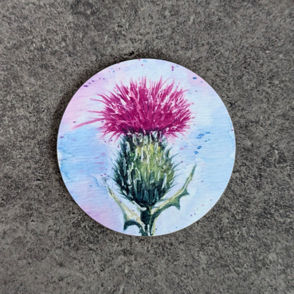 Thistle Round Coaster