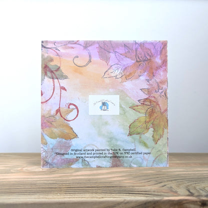 Colourful Wineglass Card