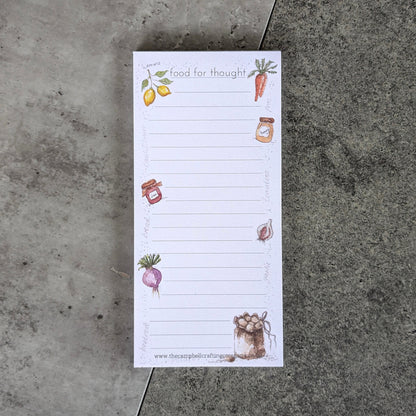 Food for thought DL Notepad
