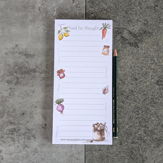 Food for thought DL Notepad